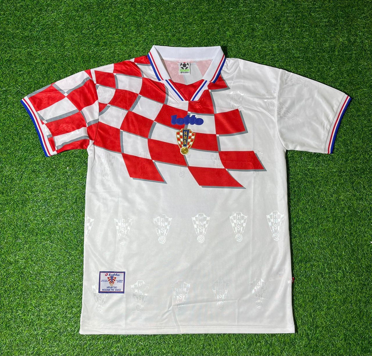 Croatia 1998 World Cup Retro Football Jersey – Back View