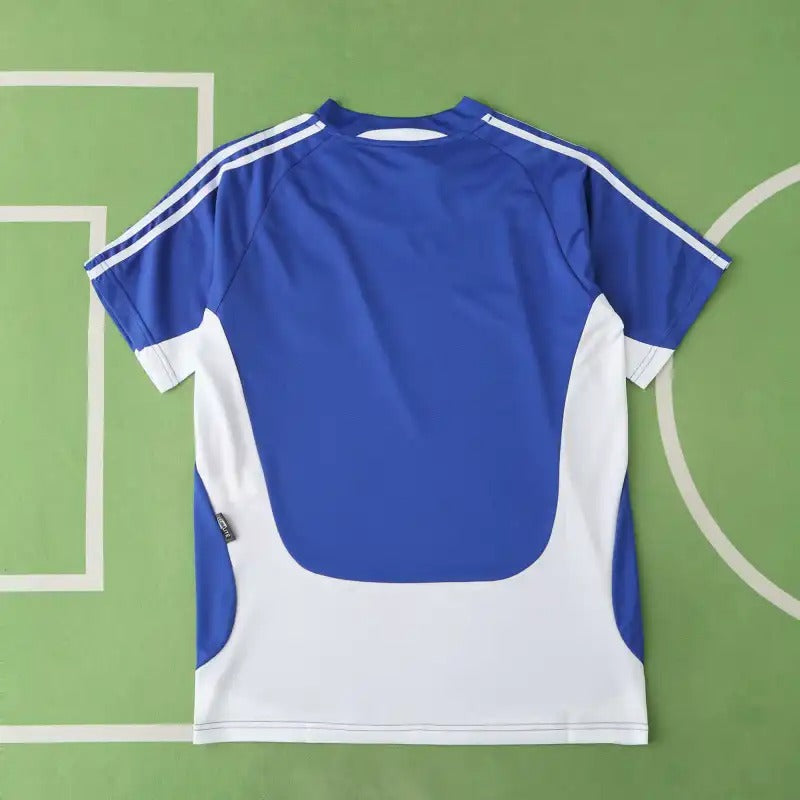 Greece EURO 2004 Final Blue Retro Home Kit Jersey – Front View