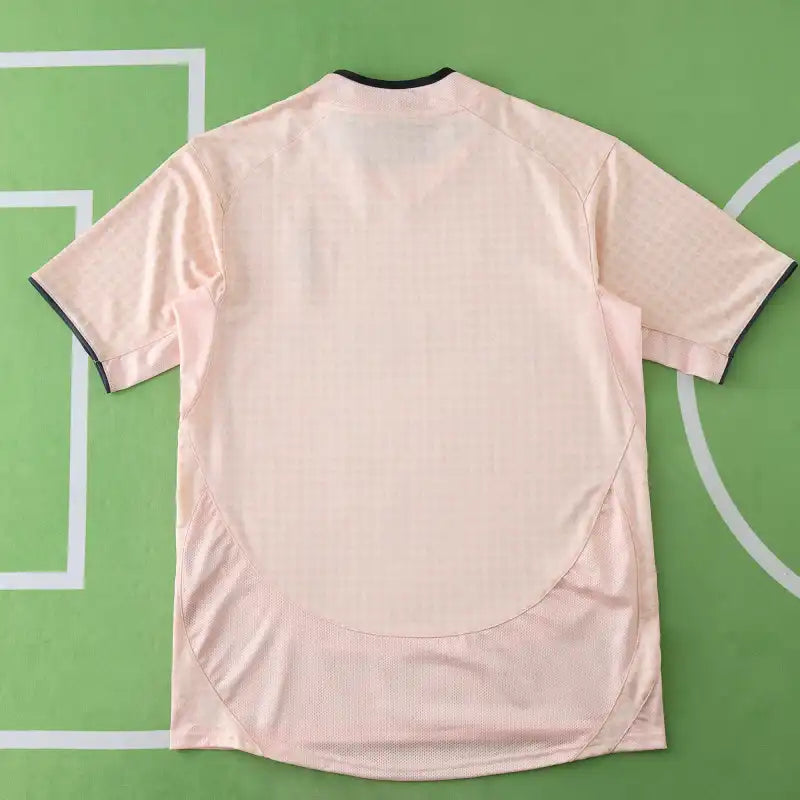 Juventus FC 03/04 Season Away Light Peach Retro Jersey – Front View