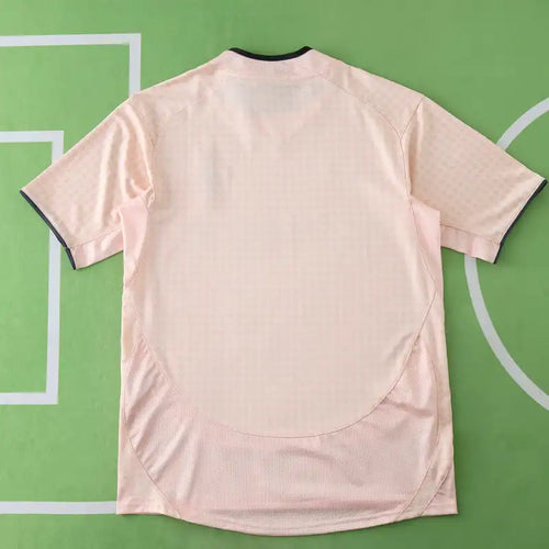 03/04 Juventus FC Away Light Peach Retro Football Jersey – Front View