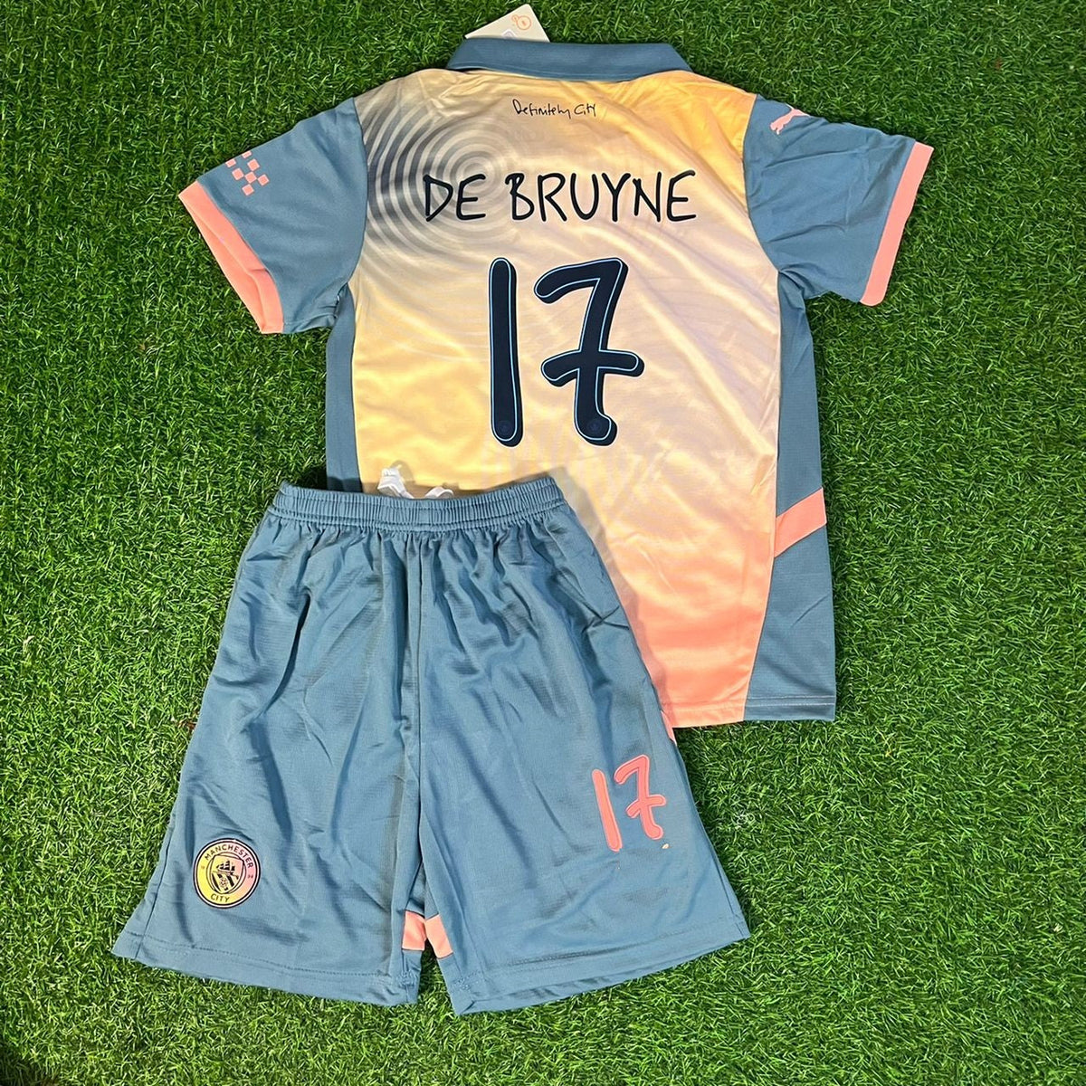 Kevin De Bruyne 17 – Manchester City Home Kit Jersey – | | – Back View