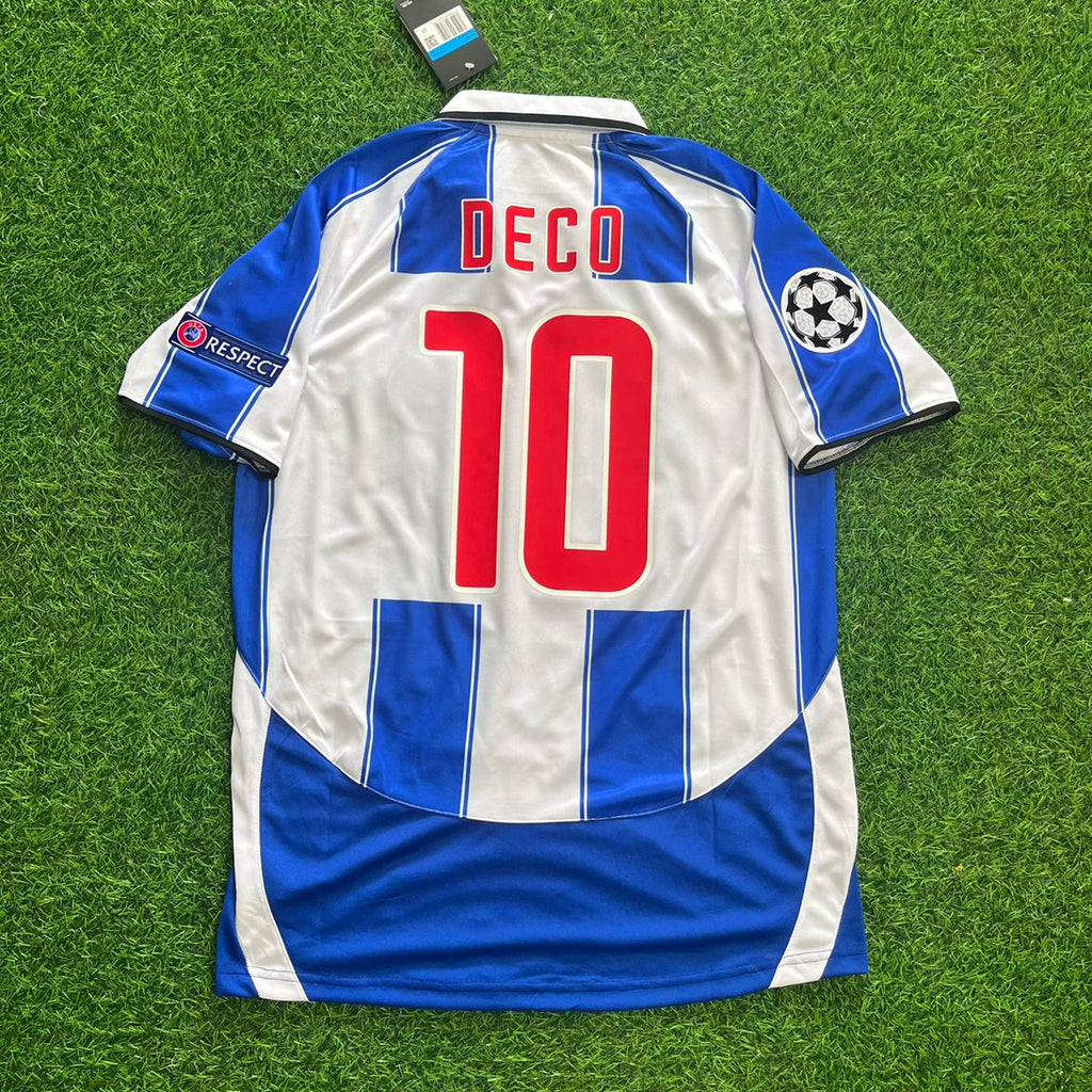 2003/04 Deco Porto Retro Football Jersey – Back View