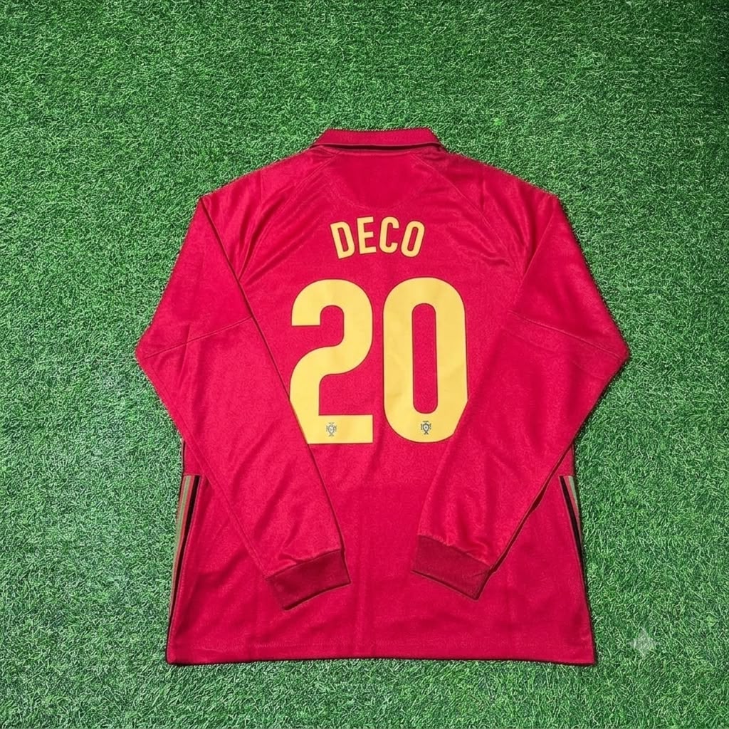 Deco Portugal Commemorative Long Sleeve Football Jersey Collection – Back View