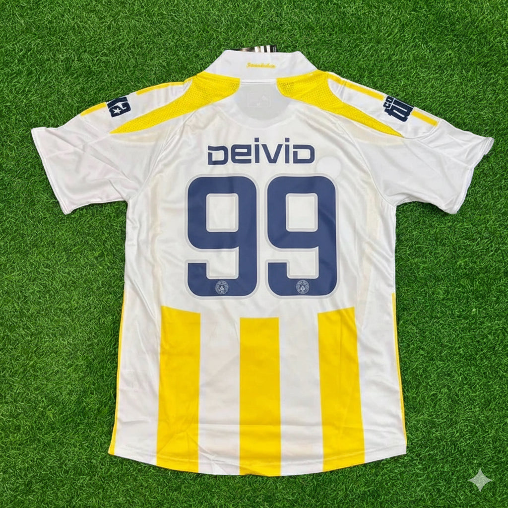 2007/08 Deivid De Souza Fenerbahçe Retro Football Jersey – Back View