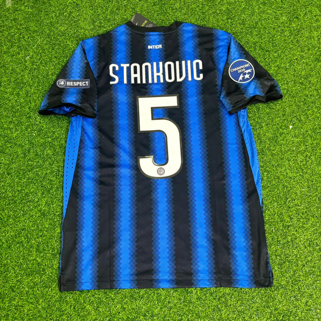 2010 Dejan Stankovic - Inter 2011 Football Jersey Soccer – Back View