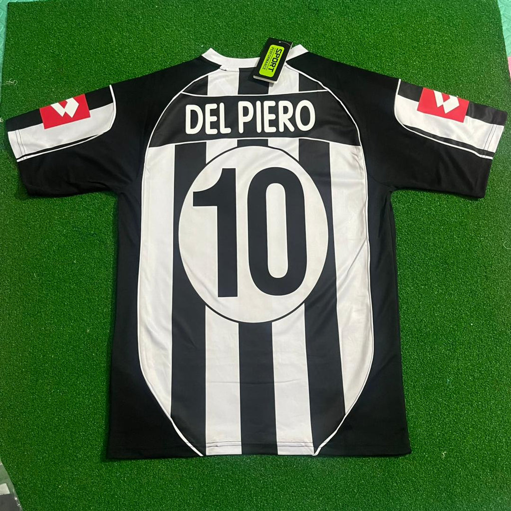 Alessandro Del Piero Juventus 2002 2003 Retro Football Jersey – Back View