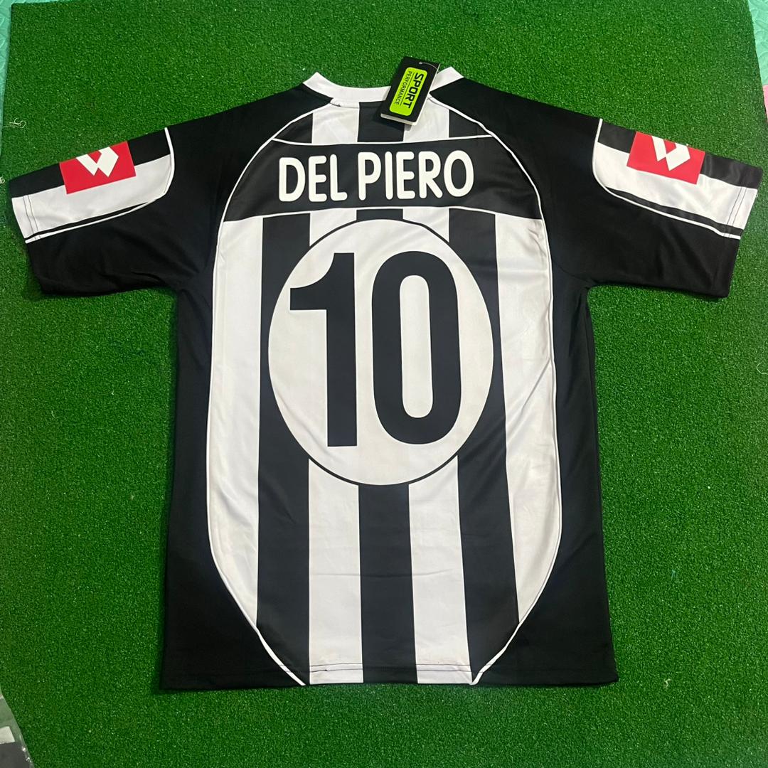 Alessandro Del Piero Juventus 2002 2003 Retro Football Jersey – Back View