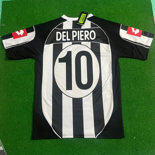 Alessandro Del Piero Juventus 2002 2003 Retro Football Jersey – Back View