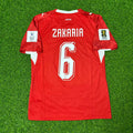 Switzerland 2026 World Cup Kit Jersey – Denis Zakaria 6- – Back View