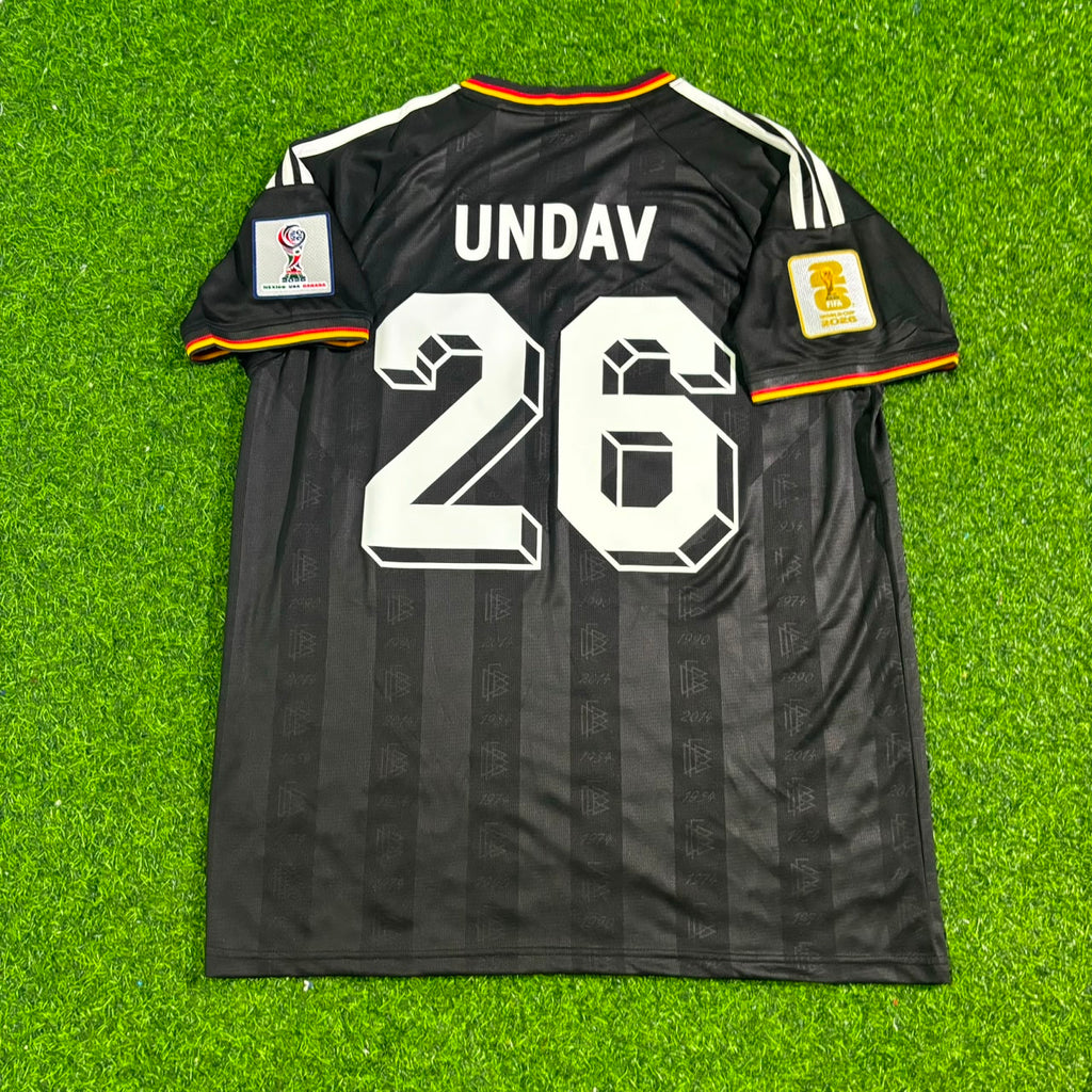 2026 Germany World Cup Deniz Undav #26 Black Style Football Jersey – Back View