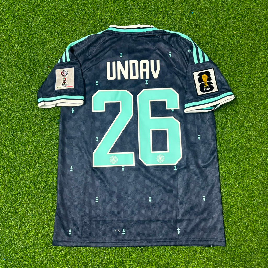 Deniz Undav Germany 2026 World Cup Away Blue Football Jersey – 6