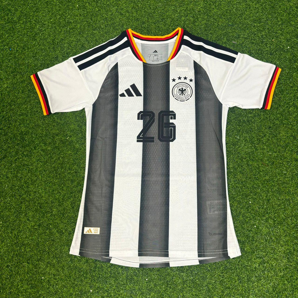Deniz Undav Germany Stripe Special Edition Black White 2026 World Cup Jersey – Front View