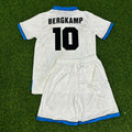 Dennis Bergkamp Inter 1997/98 Away Kids Retro Football Jersey – Back View