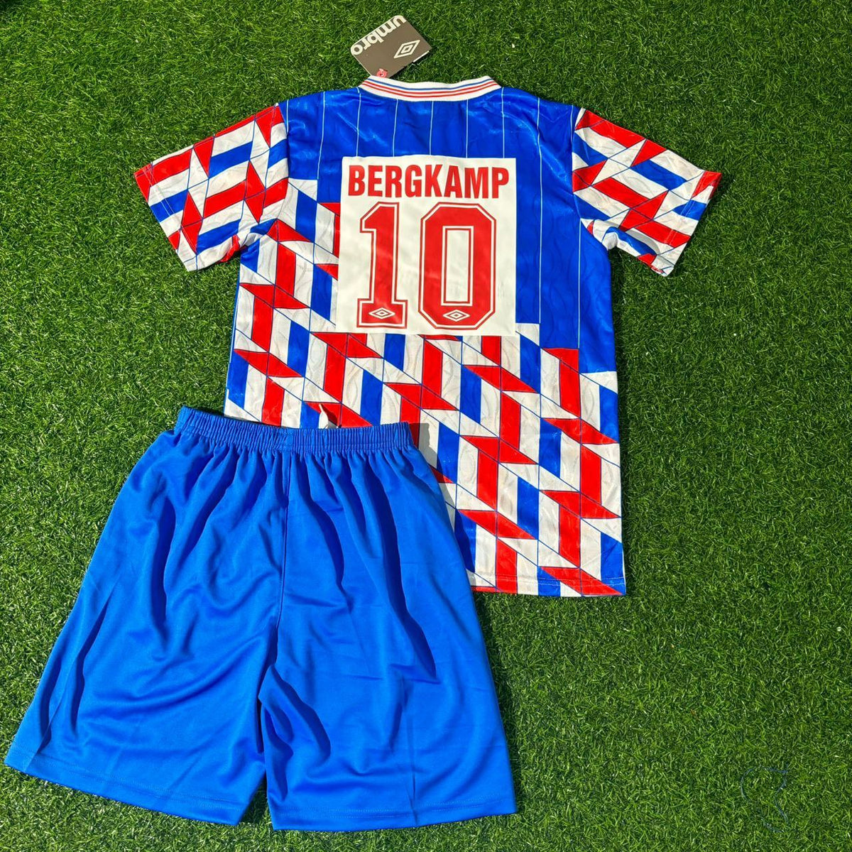 Dennis Bergkamp Ajax Retro Football Jersey Collection – Back View