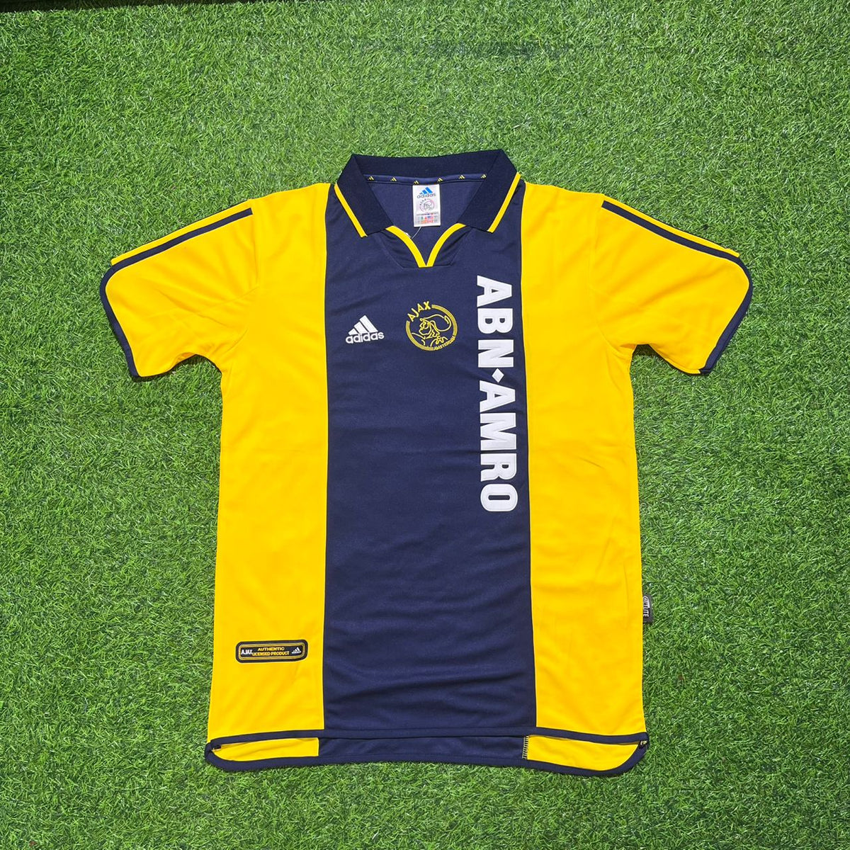 Dusan Tadic Ajax Retro Yellow Football Jersey – Front View