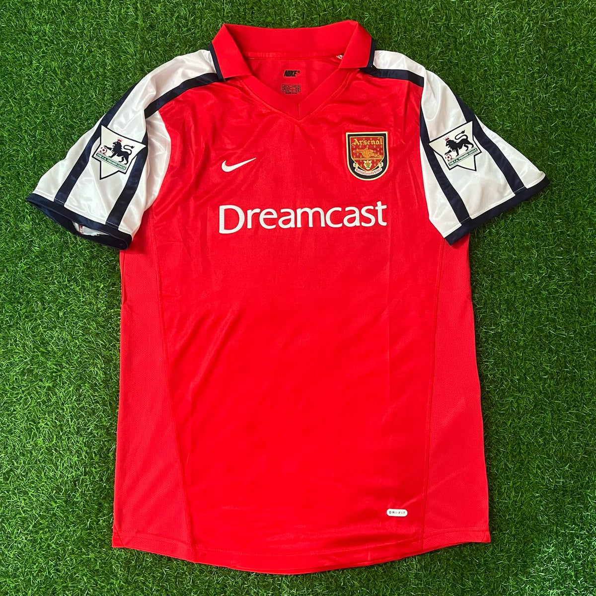 Dennis Bergkamp 10 - Arsenal 1999/02 Kit Jersey – Front View