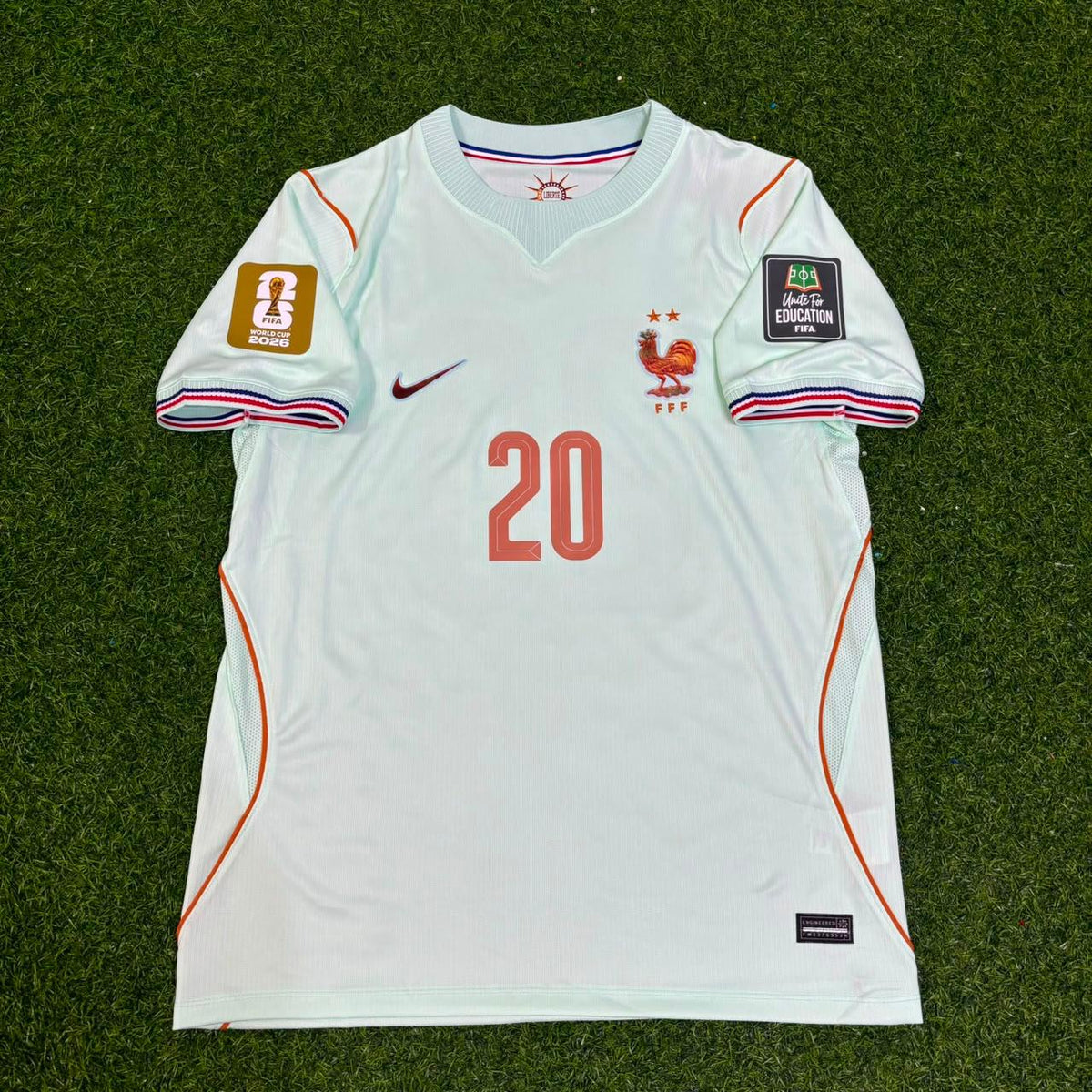 France 2026 World Cup Away Jersey – Desire Doue #20 – Front View