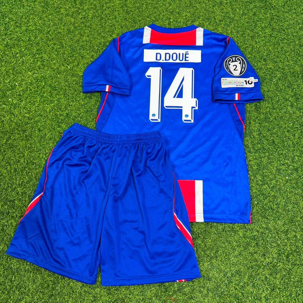 Desire Doue #14 Kids Jersey – | | – Back View