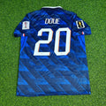 France Home 2026 World Cup Blue Football Jersey – Désiré Doué 20- – Back View