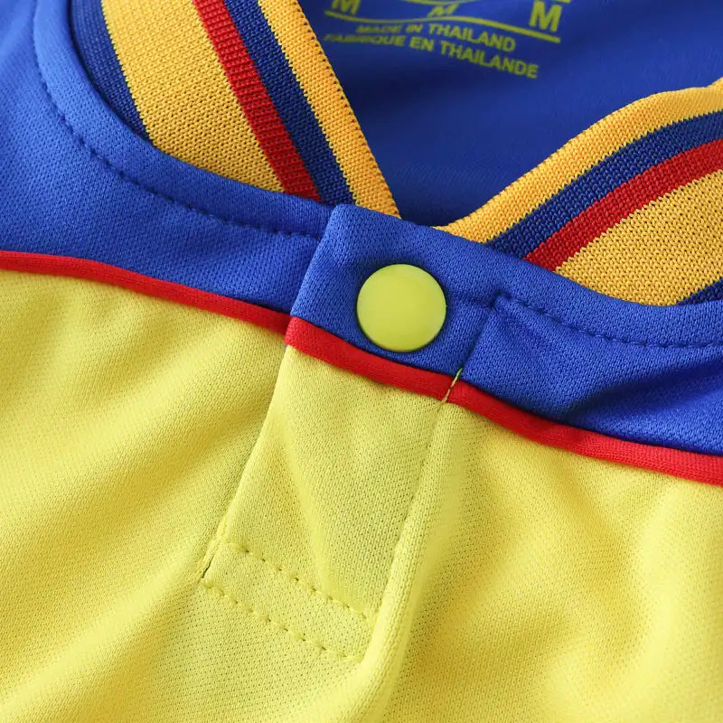 Colombia 2001 Season Home Field Yellow Retro Jersey – Front View