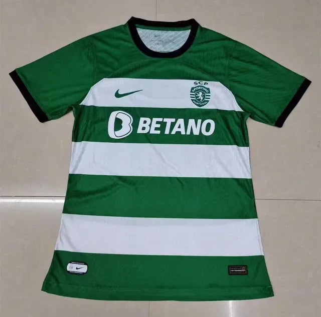 Sporting Lisbon Home Green Football Jersey – Front View