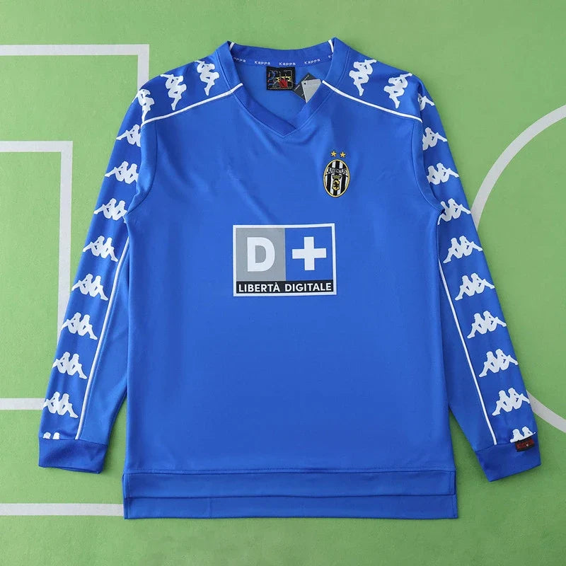 Juventus FC 99/00 Season Away Blue Retro Jersey – Back View