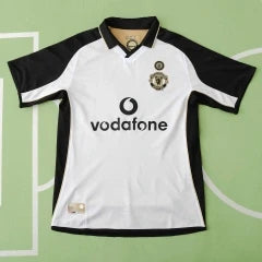 2001 Manchester United Centenary Reversible Away Shirt Retro Football Jersey – 10