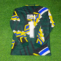 Dida Brazil World Cup Long Sleeve Retro Football Jersey – Back View