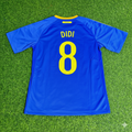2010 Brazil World Cup Didi Retro Blue Football Jersey – Back View
