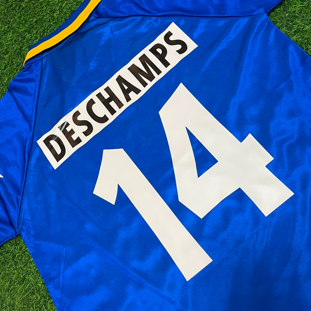 Juventus 1995/97 Retro Kit Jersey – | | – Didier Deschamps 14 – – Detailed View
