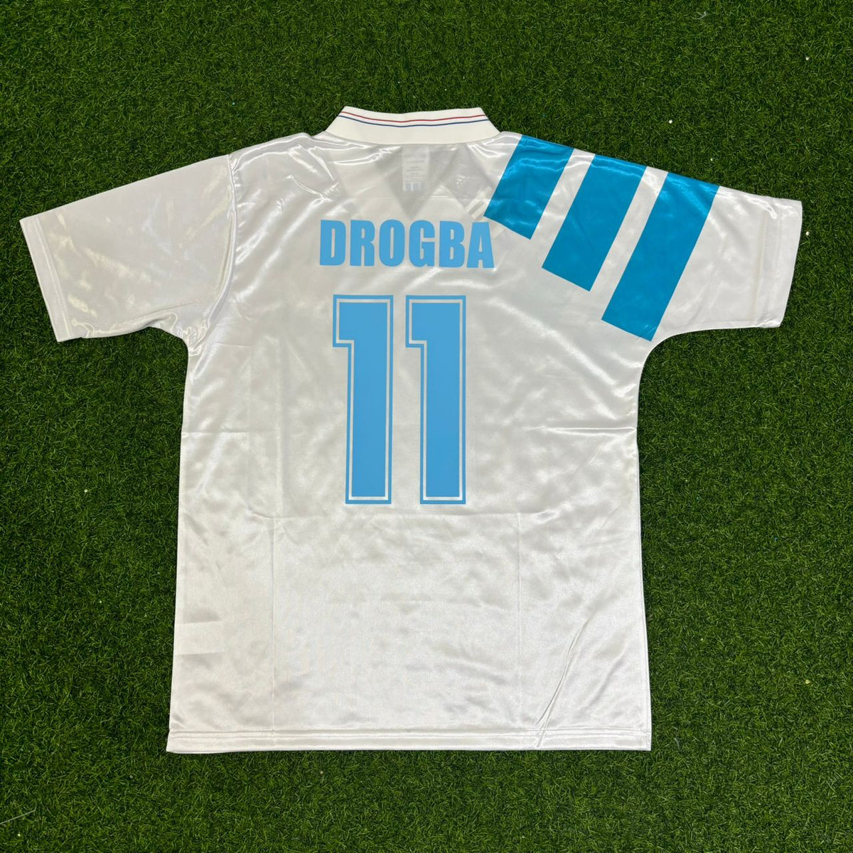 Marseille Retro Jersey – Didier Drogba Olympique – Back View