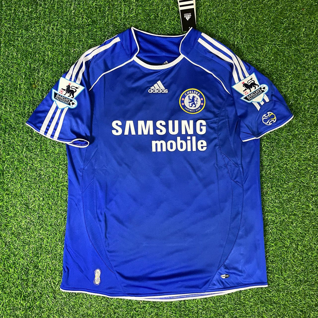 2006 Arjen Robben Chelsea 2008 Season Retro Football Jersey – Front View