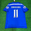 Didier Drogba Chelsea 2014/15 Blue New Season Football Jersey – Back View