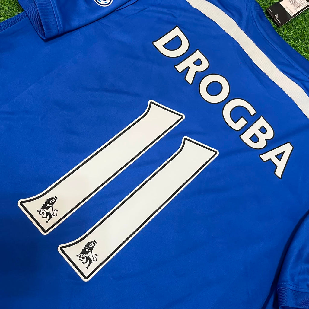 Didier Drogba Chelsea 2014/15 Blue New Season Football Jersey – Detailed View