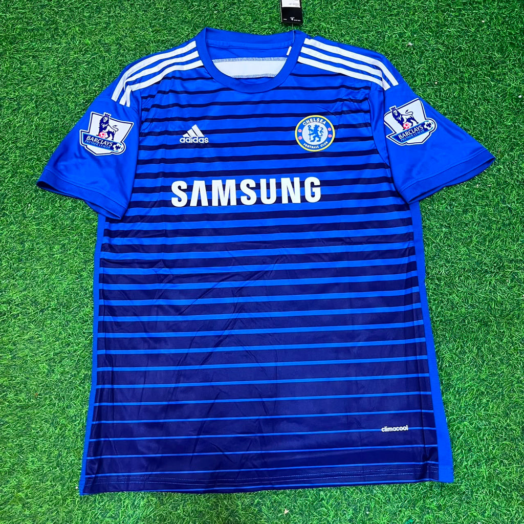 Didier Drogba Chelsea 2014/15 Blue New Season Football Jersey – Front View