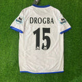 Didier Drogba Chelsea Away 2004 Retro Football Jersey – Back View