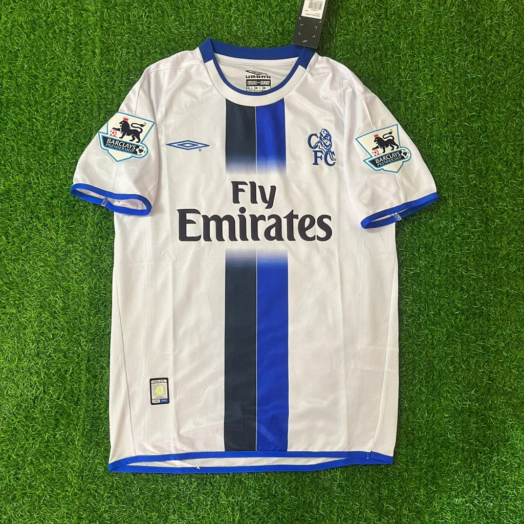 Adrian Mutu Chelsea Away 2004 Retro Football Jersey – Front View