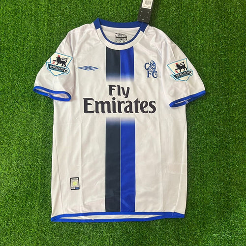 Adrian Mutu Chelsea Away 2004 Retro Football Jersey – Front View
