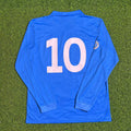 Diego Armando Maradona Napoli 1987/88 Long Sleeve Retro Vintage Football Jersey – Back View
