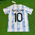 Diego Armando Maradona 10 - Argentina Retro Kit Jersey – Back View