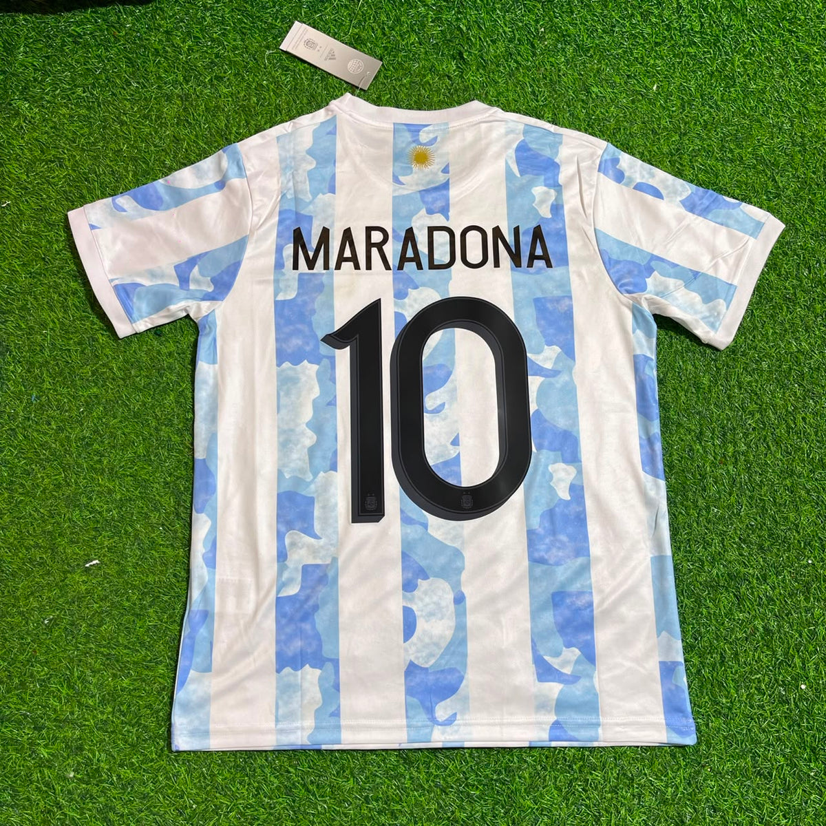 Diego Armando Maradona 10 - Argentina Retro Kit Jersey – Back View
