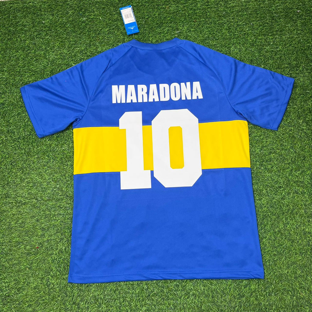 1981/82 Diego Armando Maradona Boca Juniors Retro Football Jersey – Back View