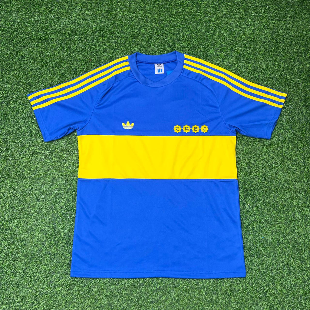 Diego Armando Maradona Boca Juniors 1981 Retro Football Jersey – Front View