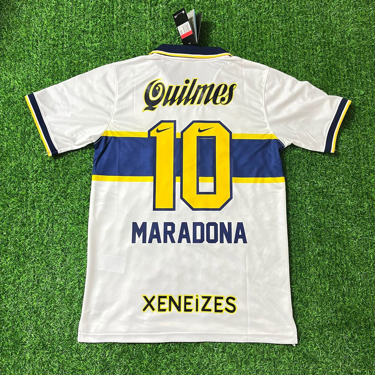 1996/97 Diego Armando Maradona 10 - Boca Juniors Football Jersey – Back View