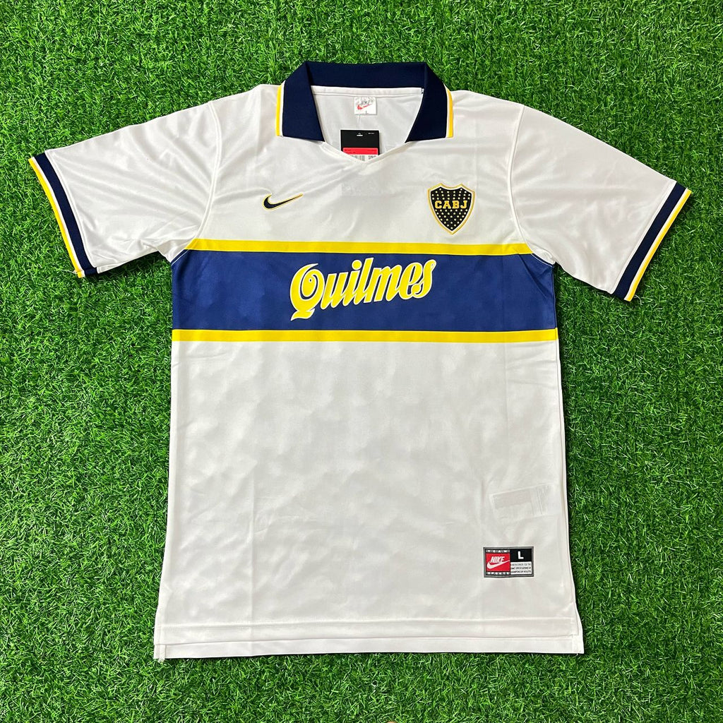 1996/97 Diego Armando Maradona 10 - Boca Juniors Football Jersey – Front View
