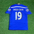 2014/15 Diego Costa Chelsea Home Football Jersey – Back View