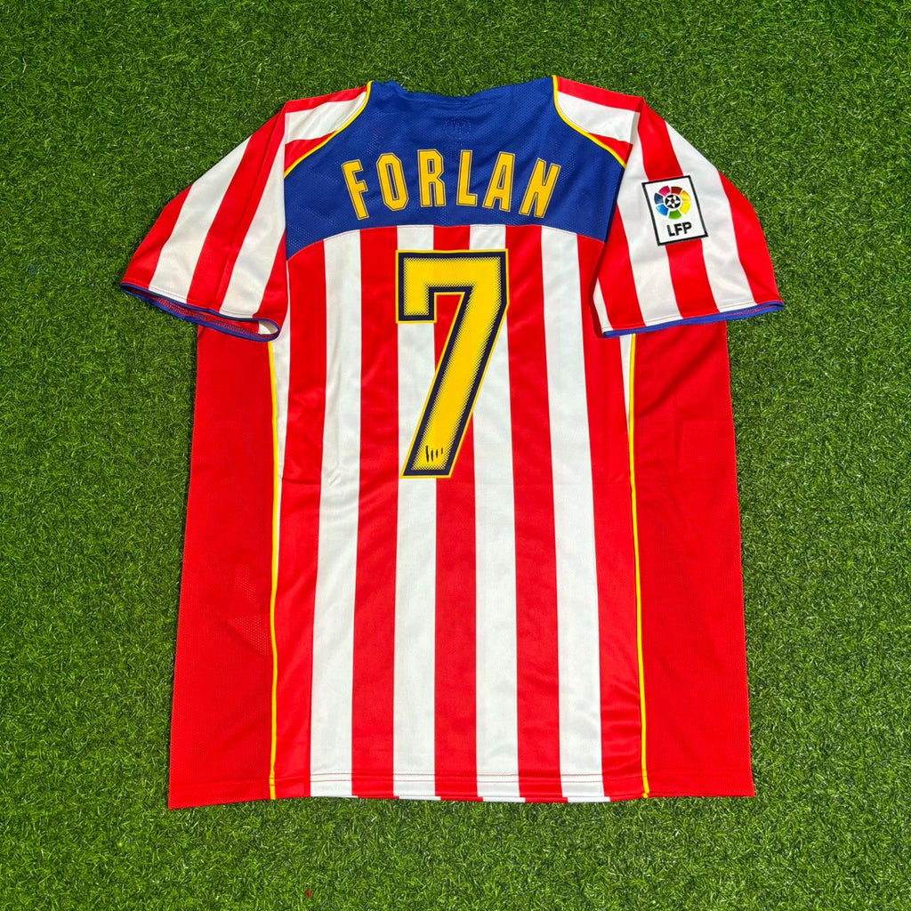 Diego Forlán Atletico Madrid SpiderMan Retro Football Jersey – Back View