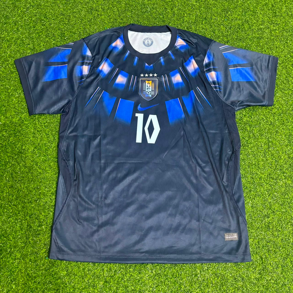 Diego Forlan #10 Uruguay Football Jersey – Front View