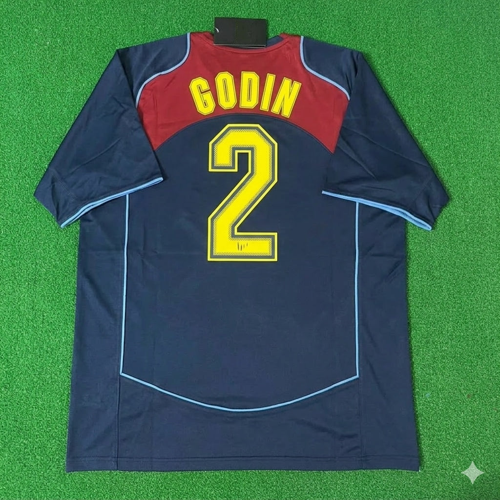 Diego Godín #2 Atletico Madrid SpiderMan Retro Football Jersey – Back View