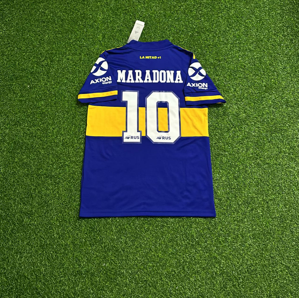 Diego Armando Maradona Boca Juniors Commemorative Retro Jersey – Back View